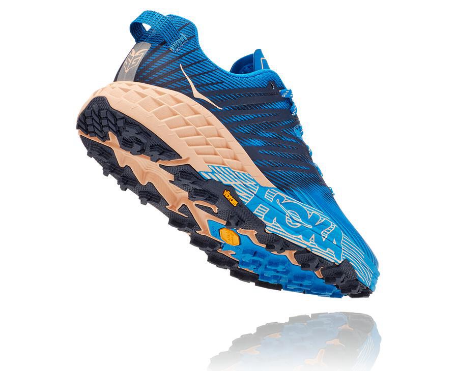 Tenis Trail Hoka One One Feminino Azuis - Speedgoat 4 - 104-VOMRAB